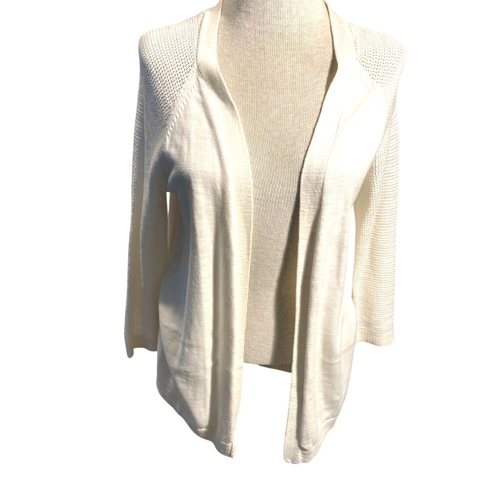 Women's White Cardigan by Sonoma Size L
